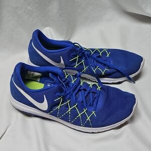 Nike Fury 2 Blue Sneakers with White Logo